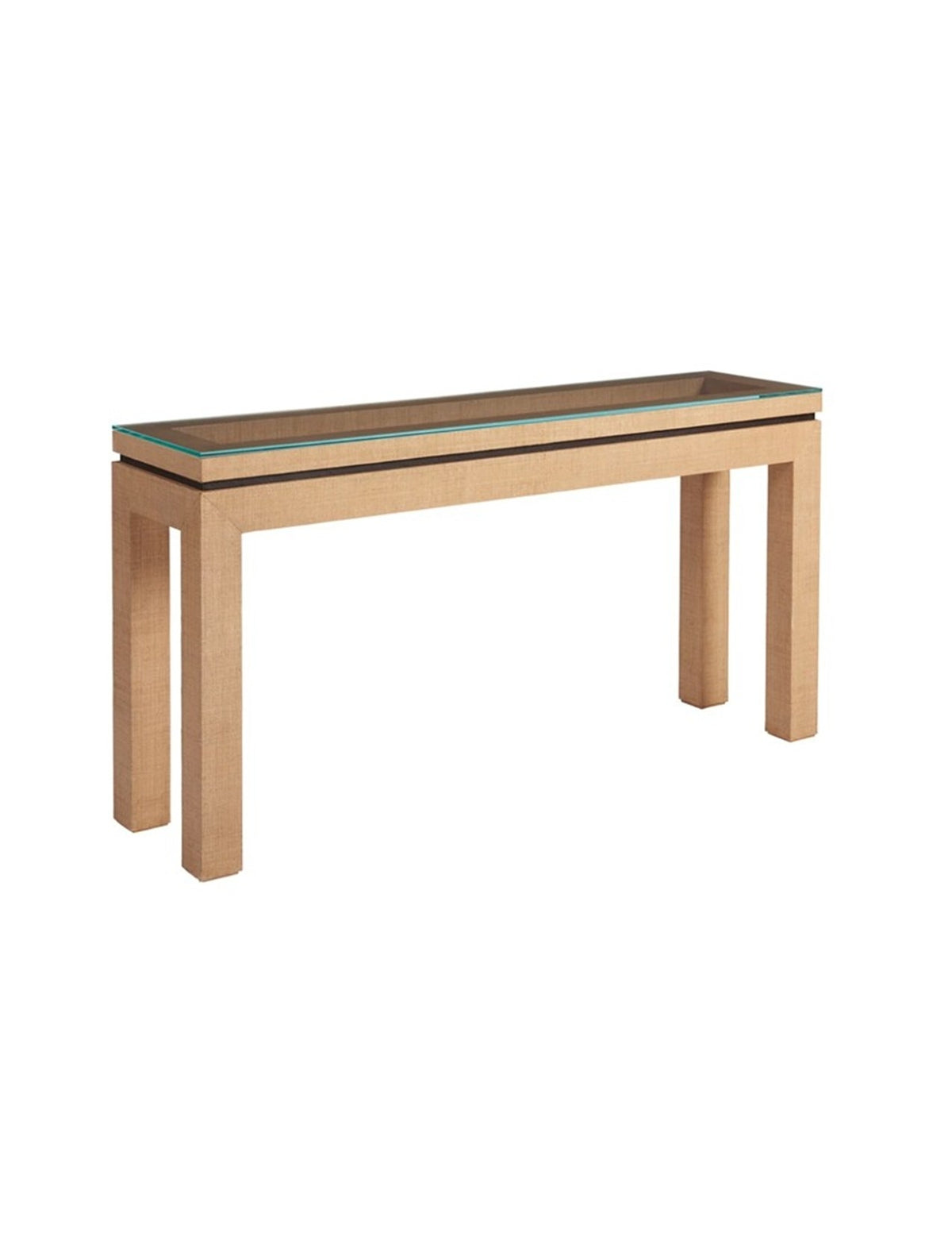 Raffia Console Table
