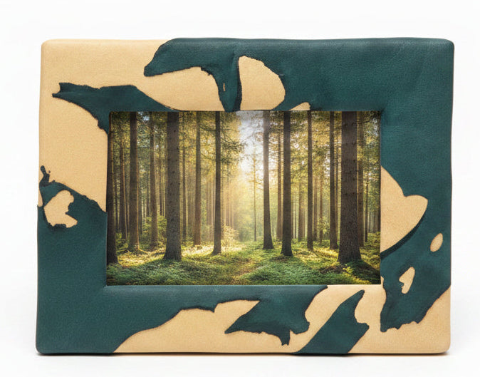 4 X 6 Rippled Leather Frame