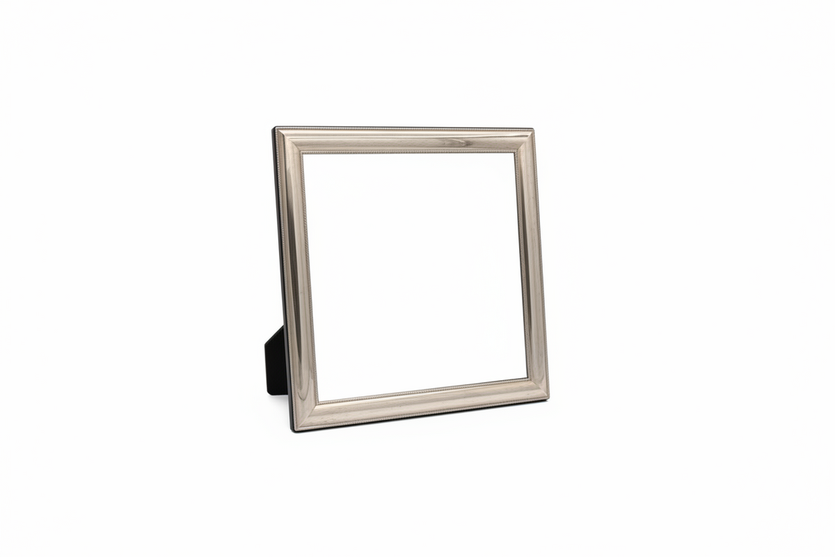 8 X 10 Sterling Silver Mirrored Frame