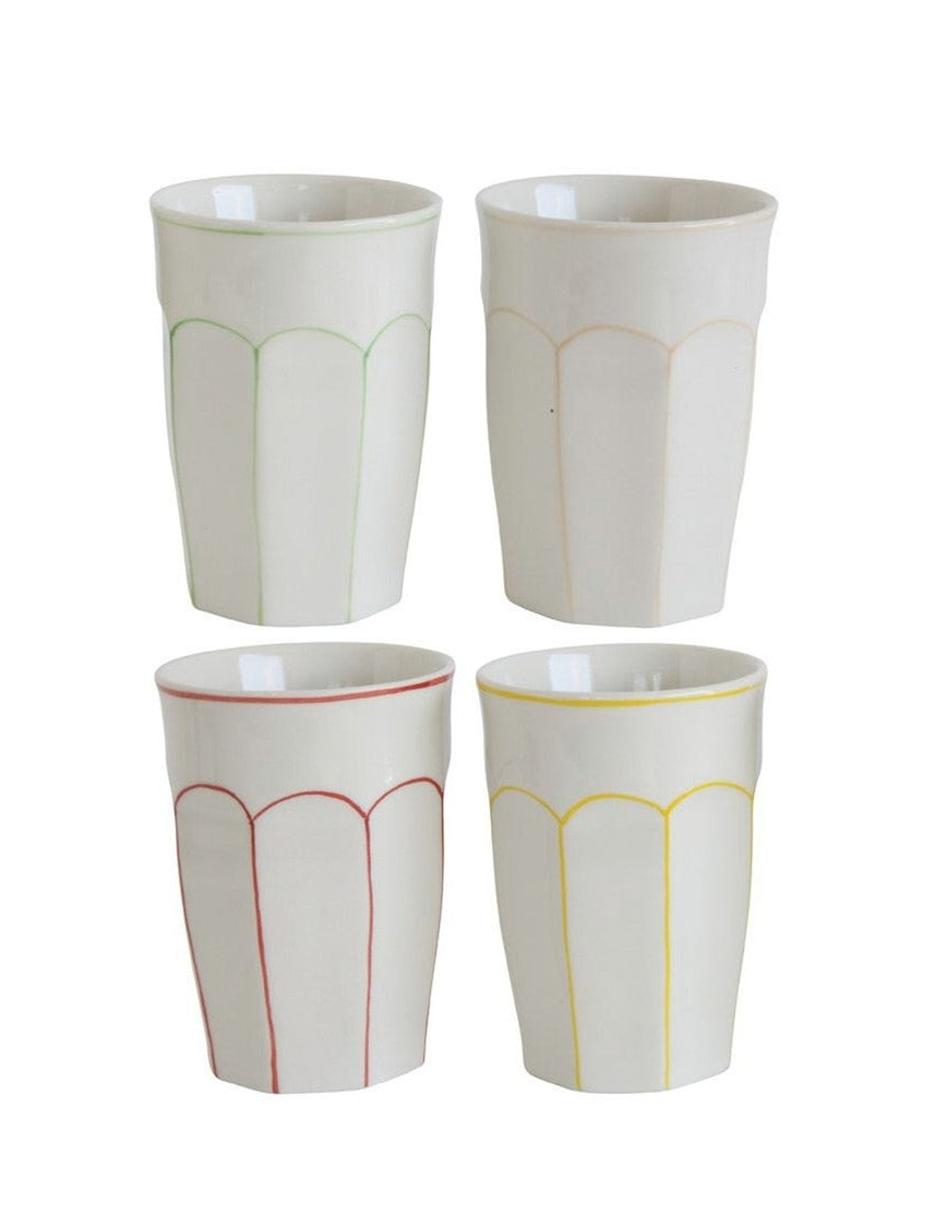 Hand Painted Stoneware Cup