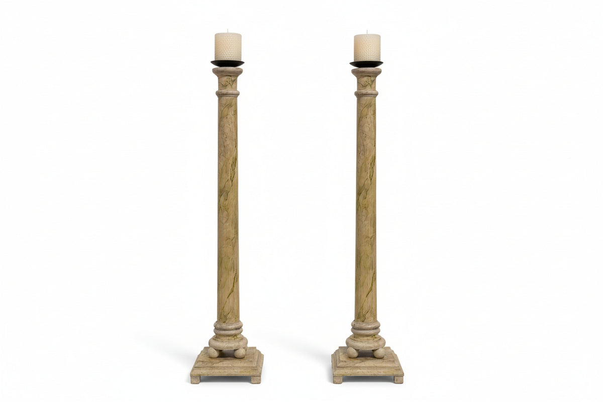Tall Column Candle Holders