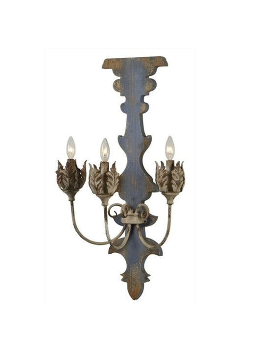 Violet Three Light Sconce