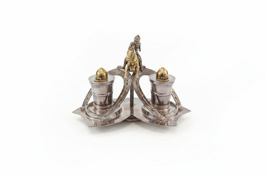 Antique Double Inkwell