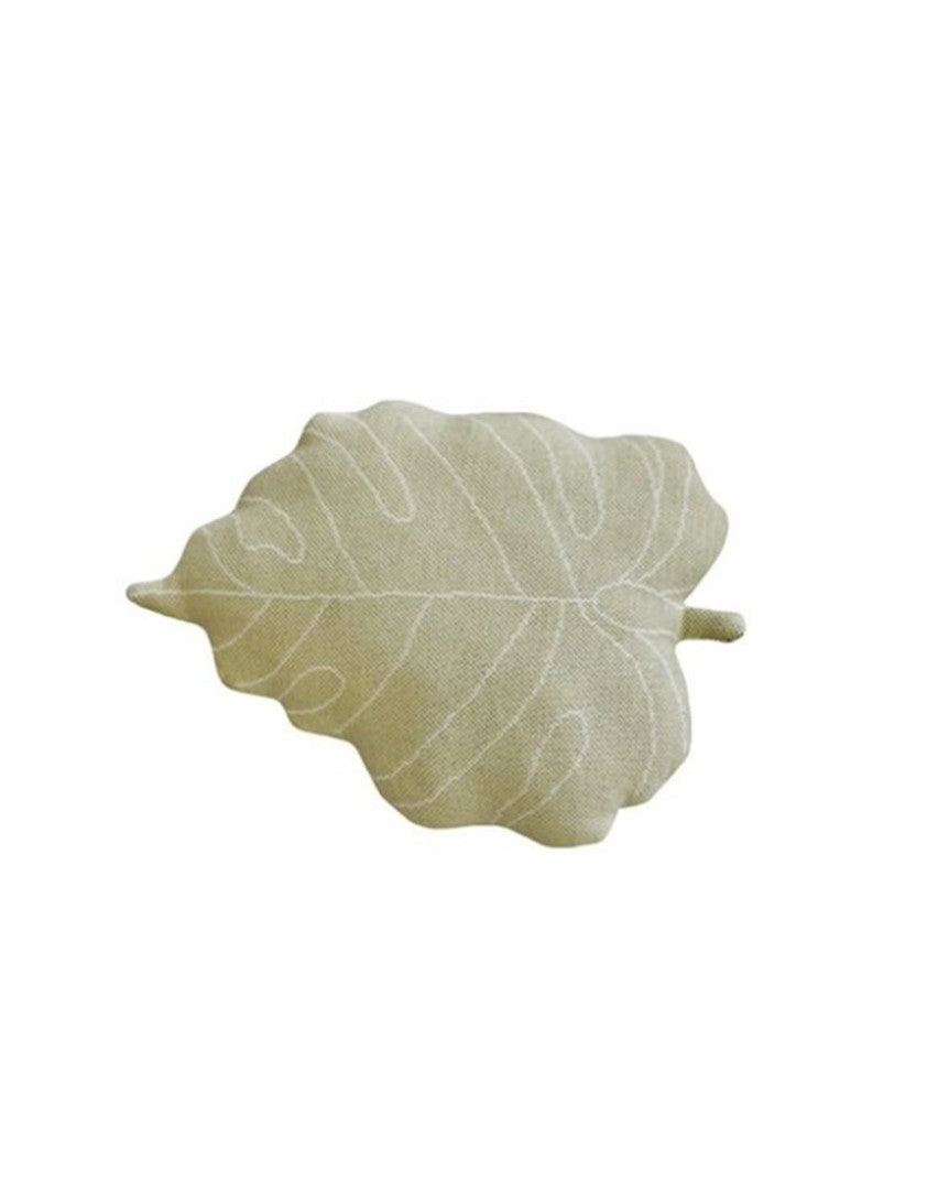 Knitted Baby Leaf Pillow