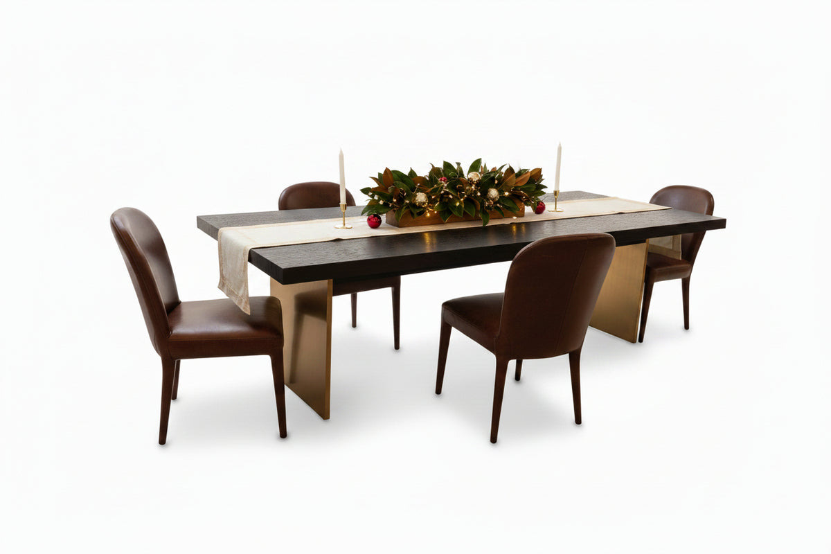 Black & Gold Dining Table