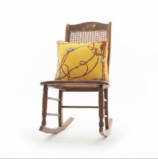 Caned Seat Antique Rocking Chair