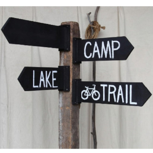 Chalkboard Direction Sign
