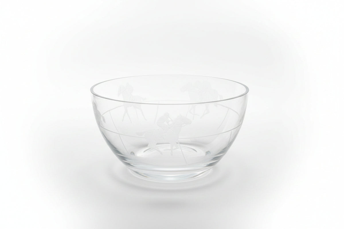 Hand Cut Crystal 10" Polo Bowl