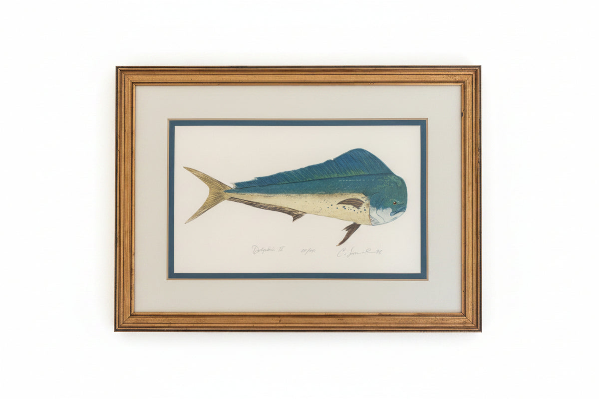 Dolphin II - Charles Leonard Lithograph