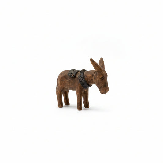 Carved Wooden Donkey