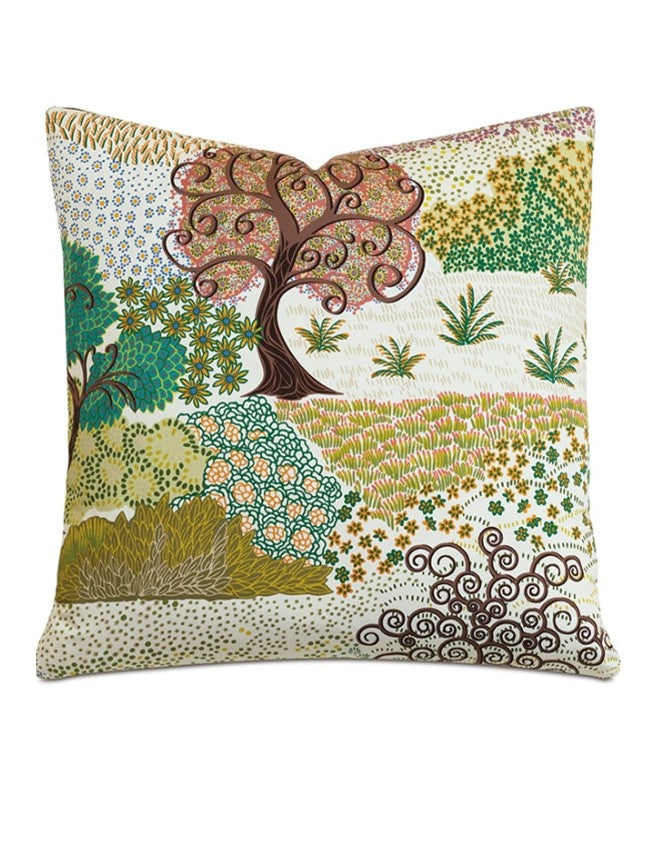 Enchanted Garden Decorative Pillow