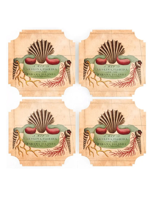 Florida Cartouche Coasters