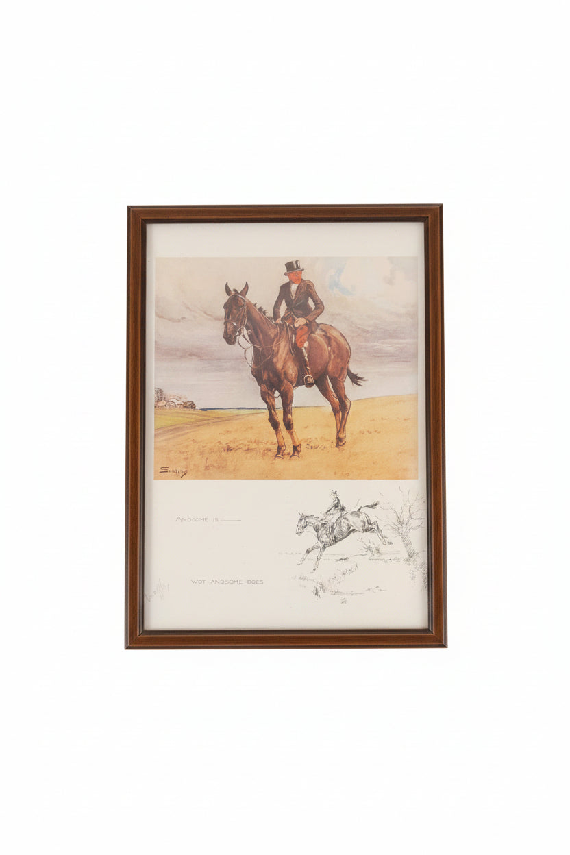 Framed Snaffles Greeting Card