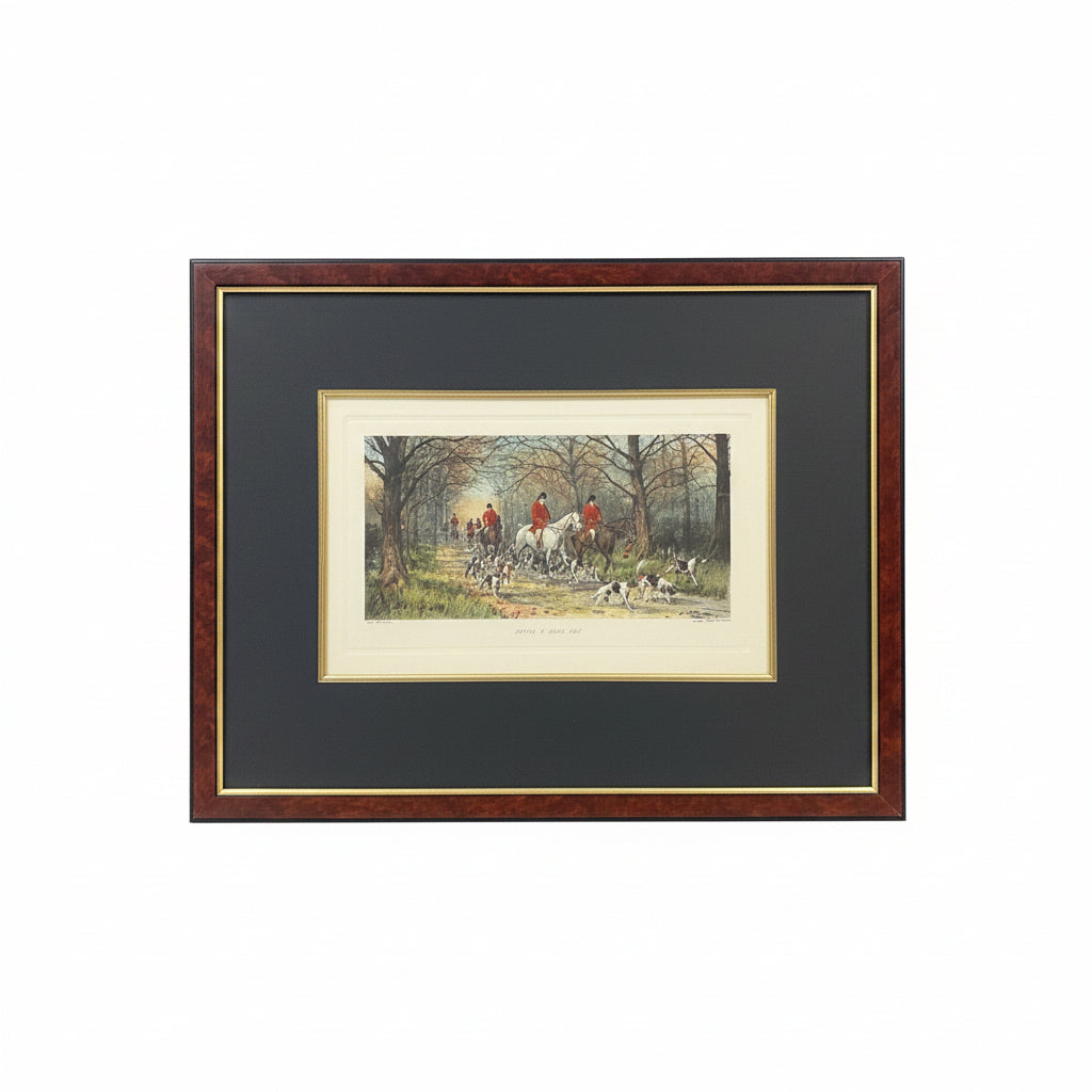 George Wright Framed Prints with Green Matting