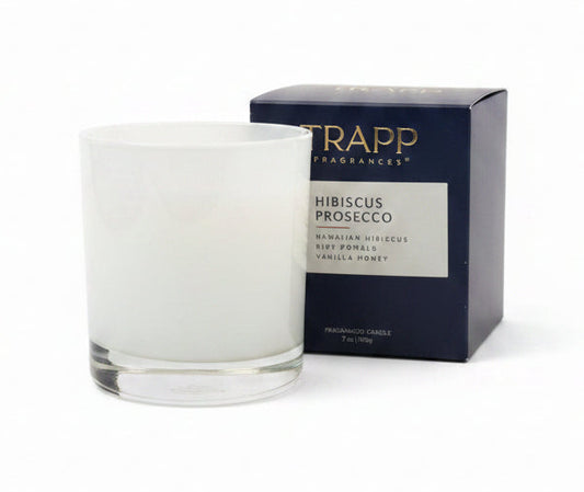 Hibiscus Prosecco Candle