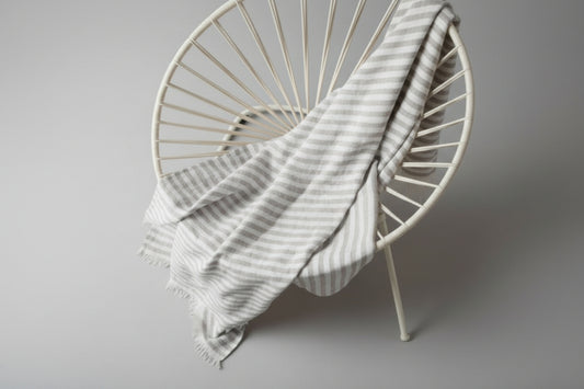 Holbox 60X60 Beach Towel/ Blanket - Linen
