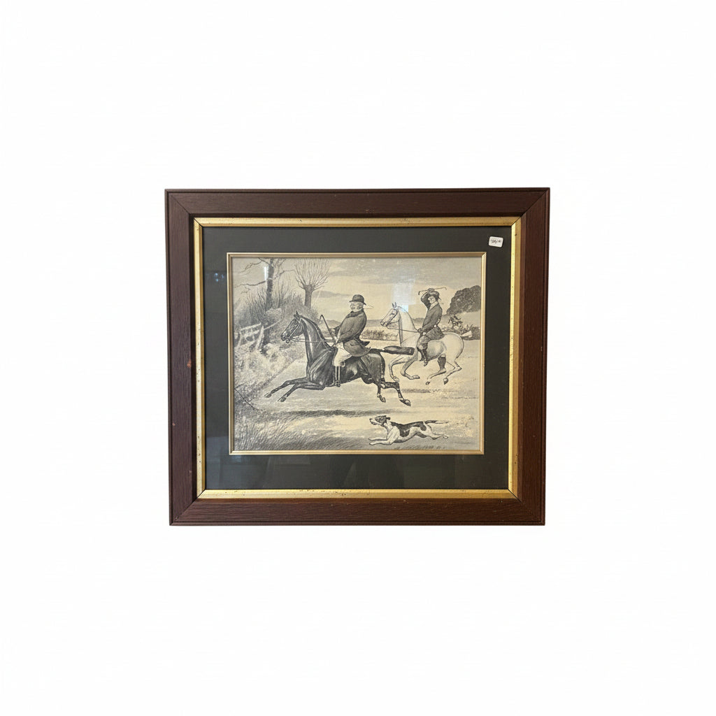 J. Nicholson Johnston "Snow Hunt" Print