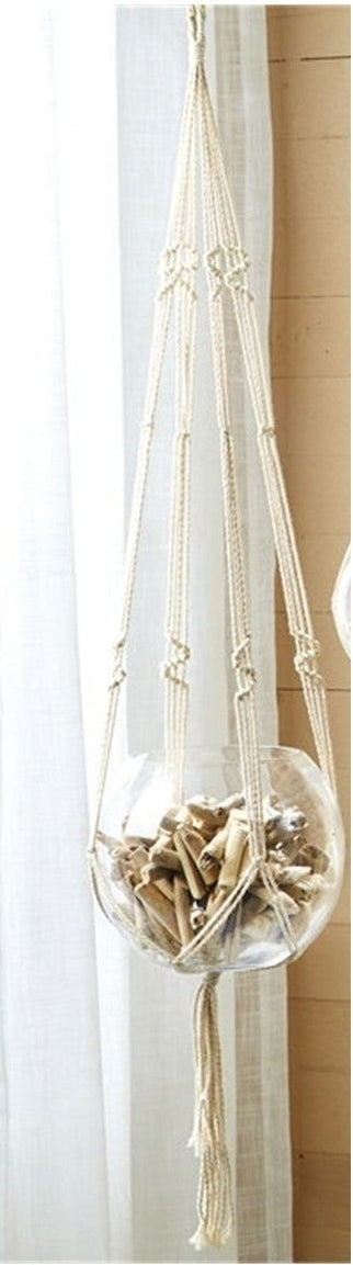 Medium Macramé Plant/ Candle Holder