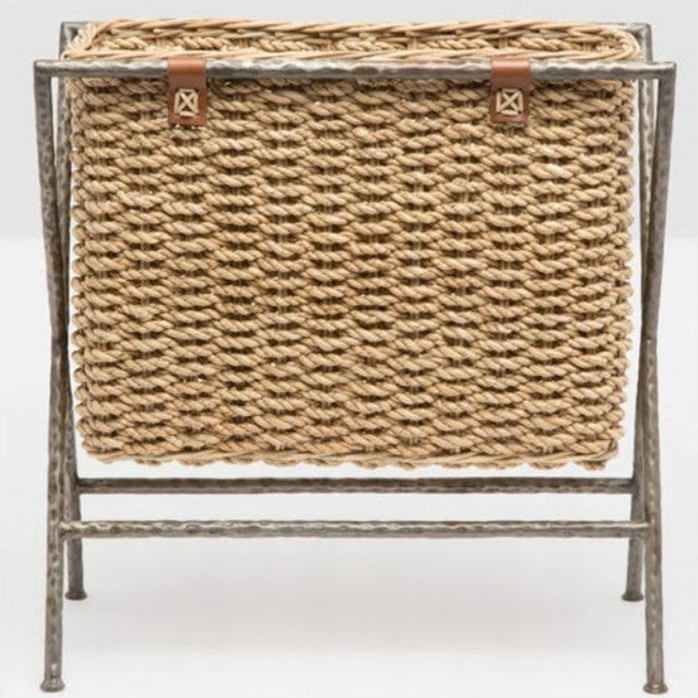 Natural Woven Seagrass Magazine Holder