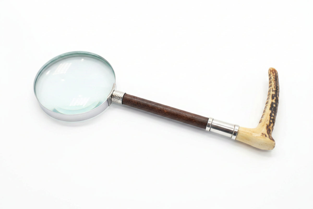 Magnifying Glass with Bone Handle