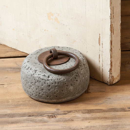 Maratha Metal and Stone Door Stopper