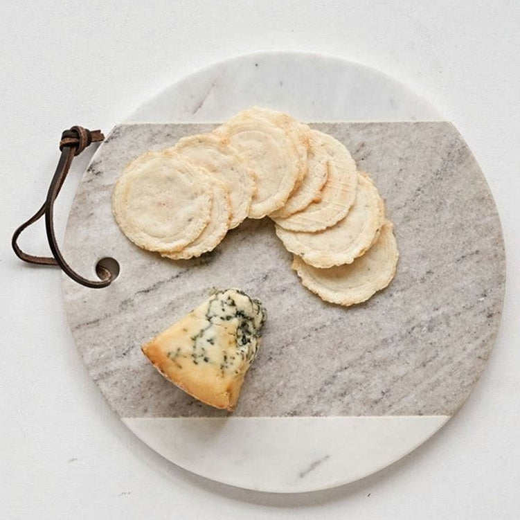 9" Round Marble Cheese Board