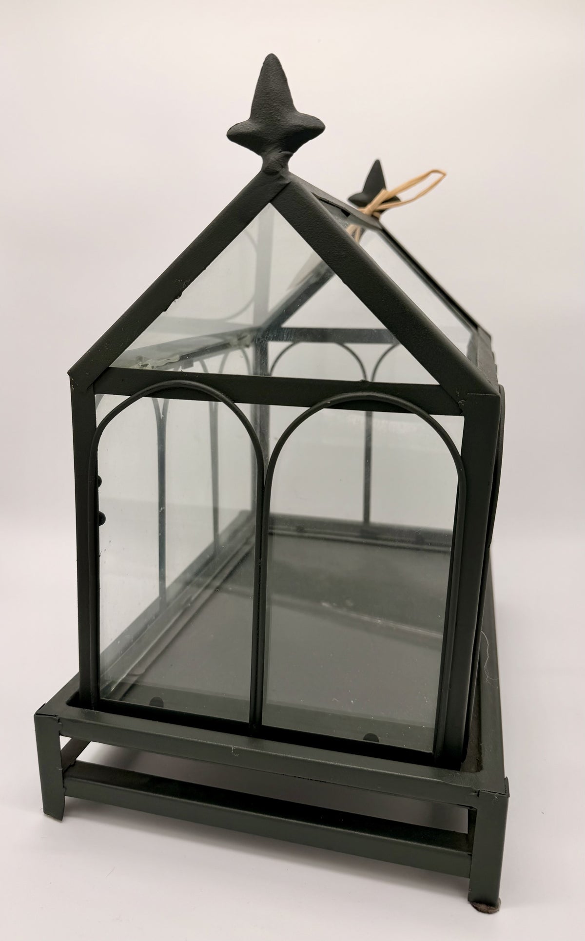 Glass and Metal Terrarium
