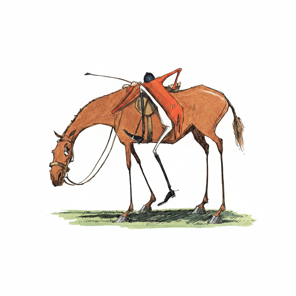Unframed Equestrian Cartoon Prints