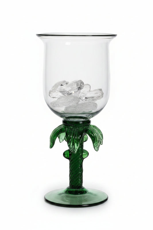 Palm Tree Water Goblet