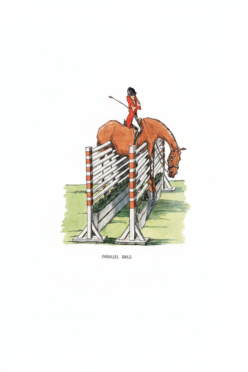 Unframed Equestrian Cartoon Prints