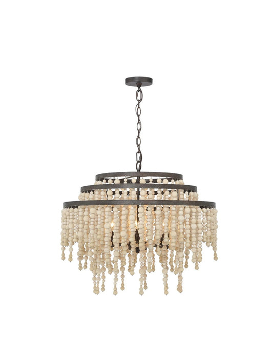 Poppy Six Light Chandelier