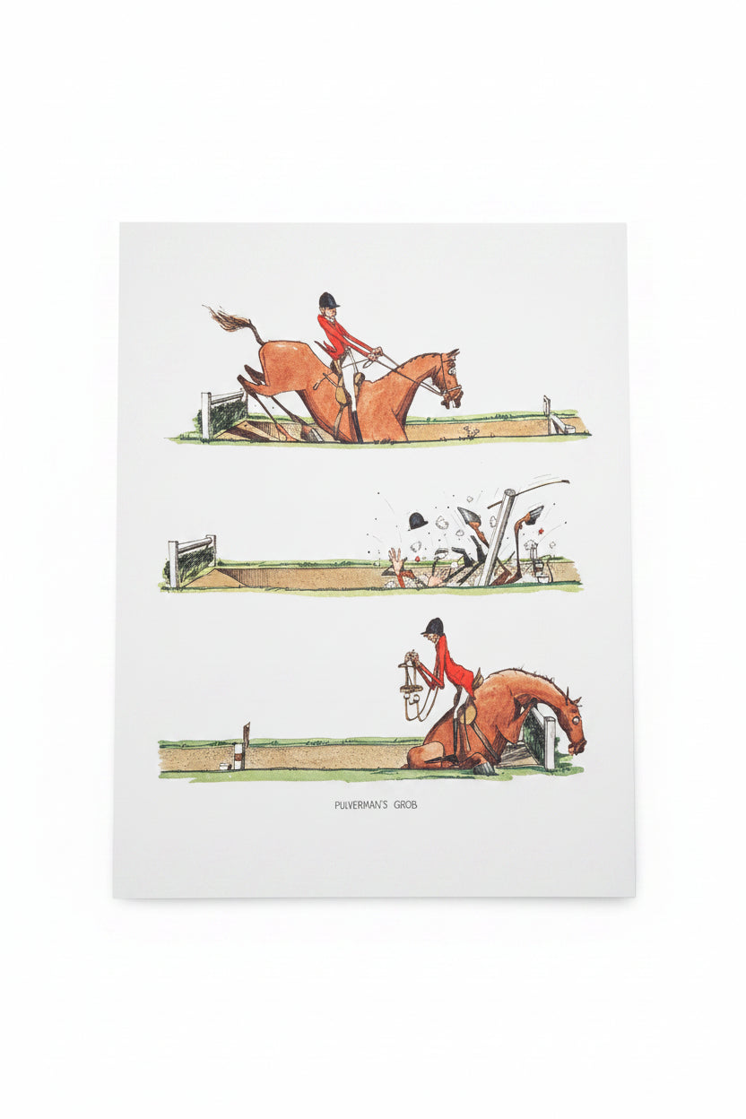 Unframed Equestrian Cartoon Prints