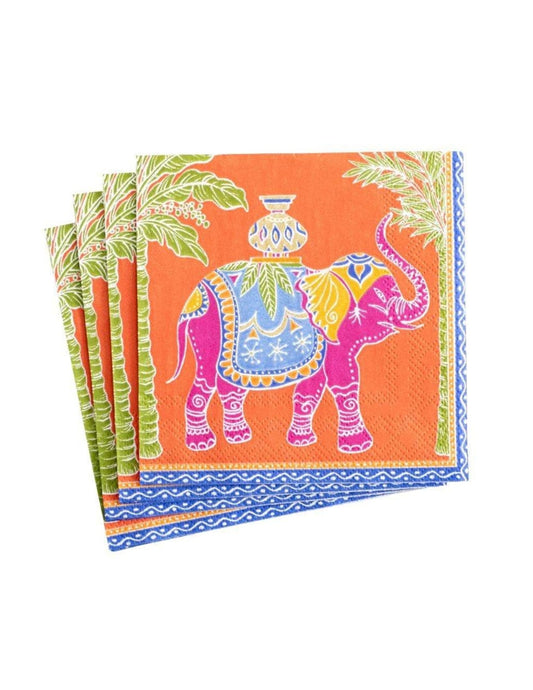Royal Elephant Cocktail Napkin