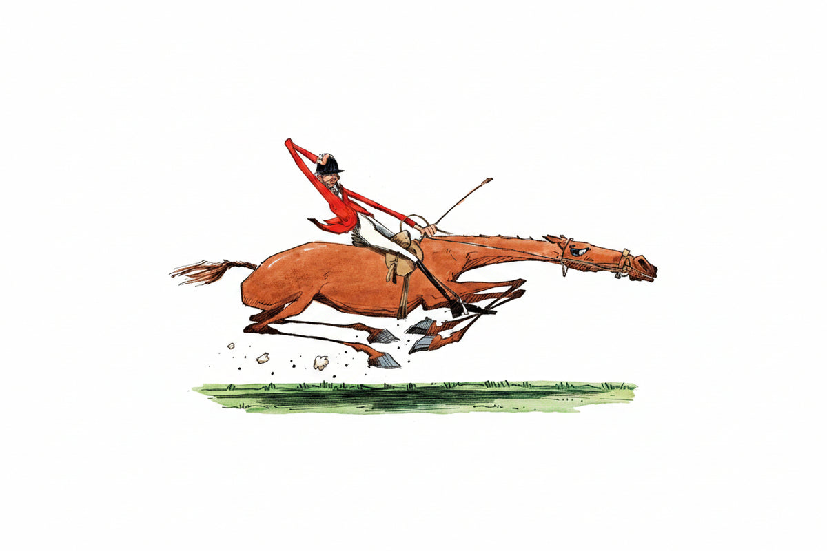 Unframed Equestrian Cartoon Prints