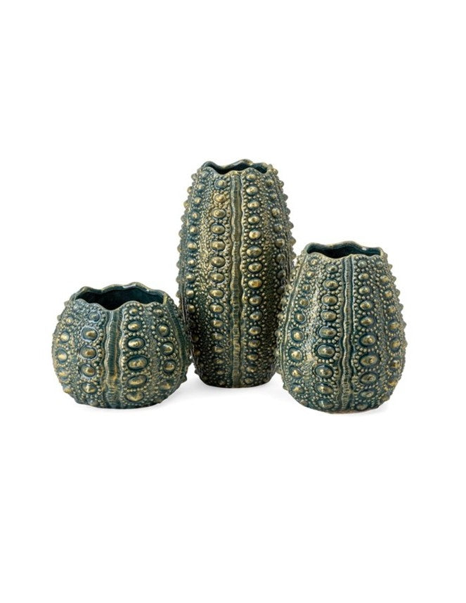 Set of three Urchin Vases