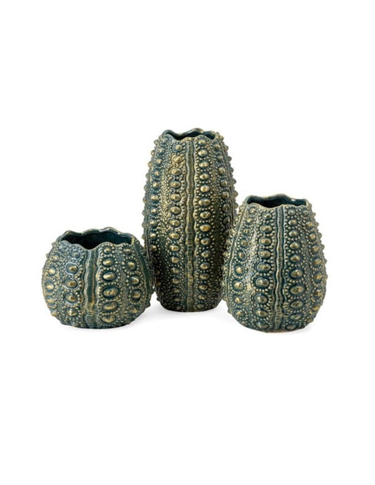 Set of three Urchin Vases