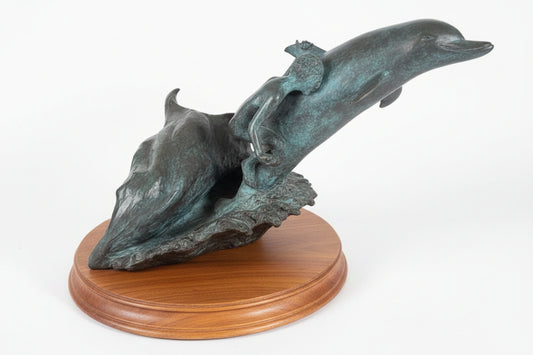 "Shell Hunt" Joe Tea Bronze