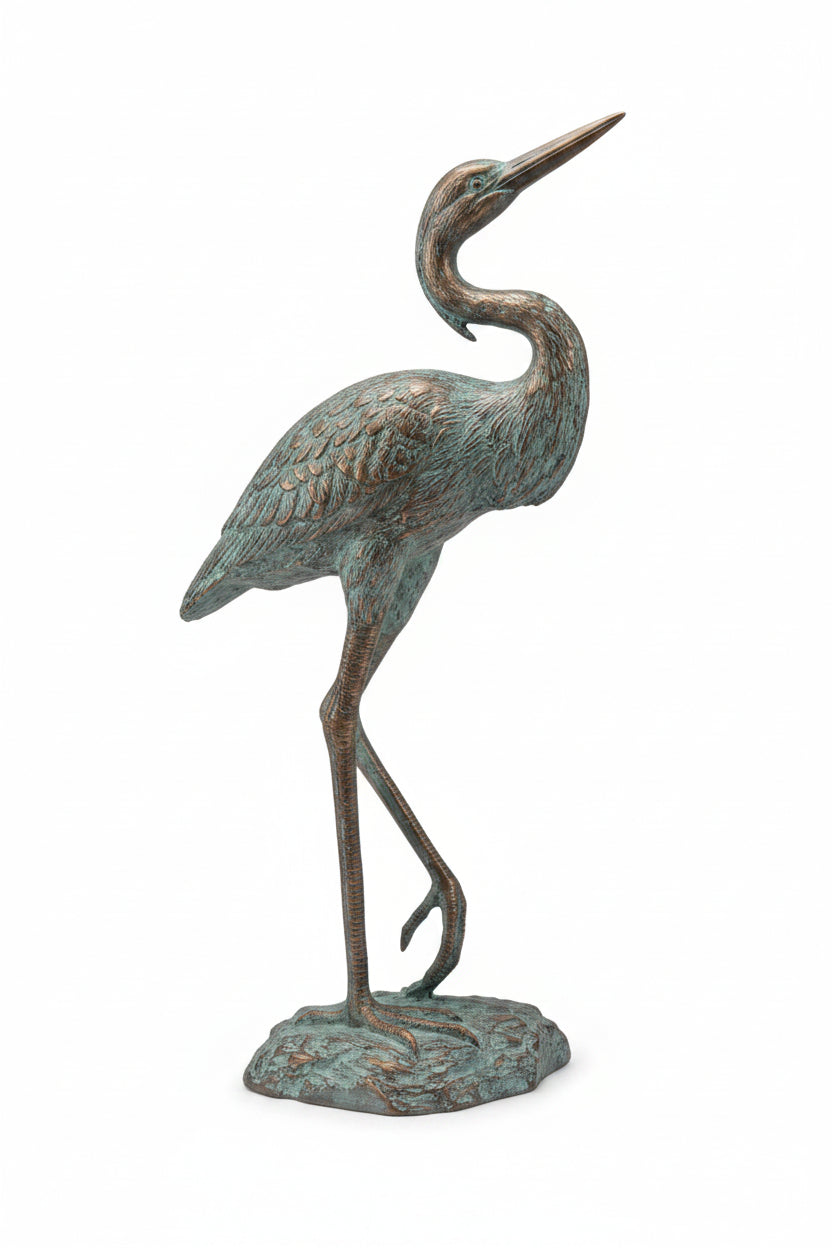 Small Heron Statue