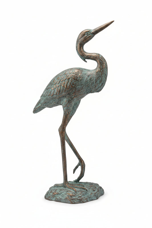 Small Heron Statue