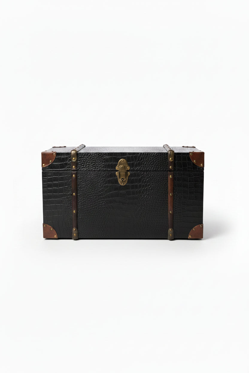 Small Leather Trunk