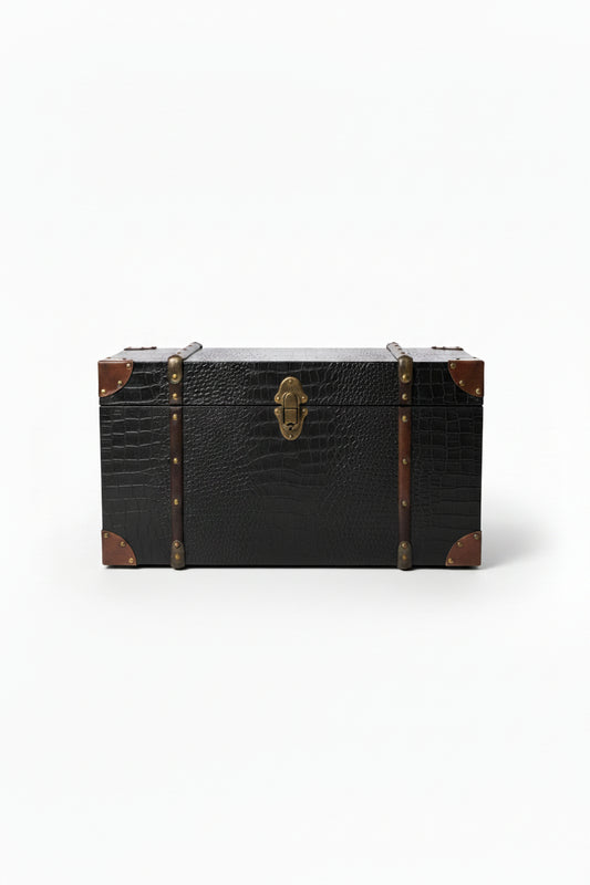 Small Leather Trunk