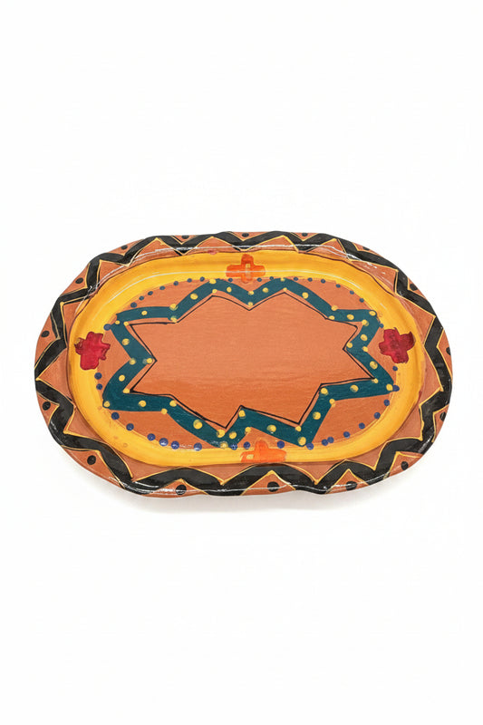 Sonja Templeton Pottery Large Oval Platter
