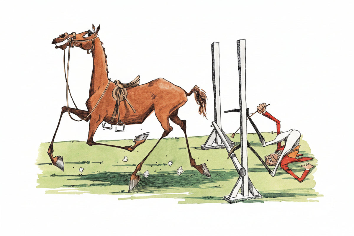Unframed Equestrian Cartoon Prints