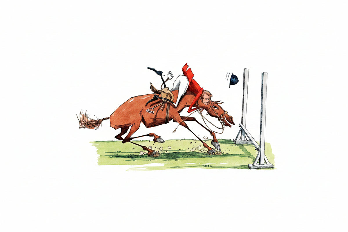 Unframed Equestrian Cartoon Prints