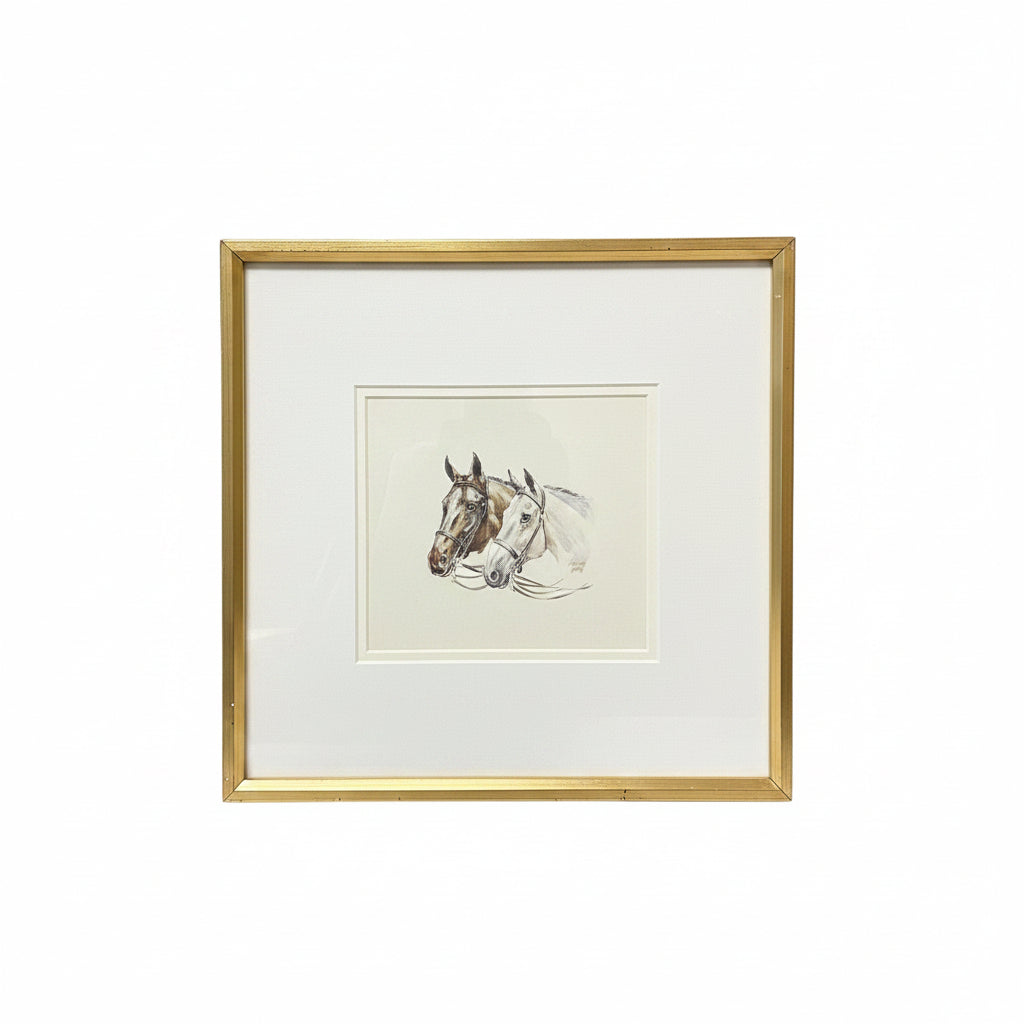 Valerie Poole Horse Duo Print
